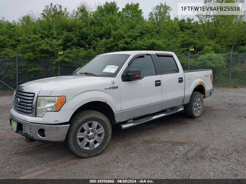 1FTFW1EV8AFB25538 2010 Ford F-150 Fx4/Harley-Davidson/King Ranch/Lariat/Platinum/Xl/Xlt