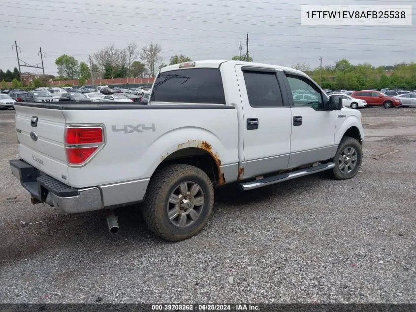 2010 Ford F-150 Fx4/Harley-Davidson/King Ranch/Lariat/Platinum/Xl/Xlt VIN: 1FTFW1EV8AFB25538 Lot: 39703262