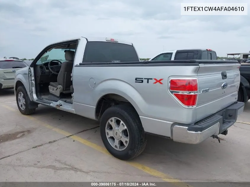 1FTEX1CW4AFA04610 2010 Ford F-150 Stx/Xl