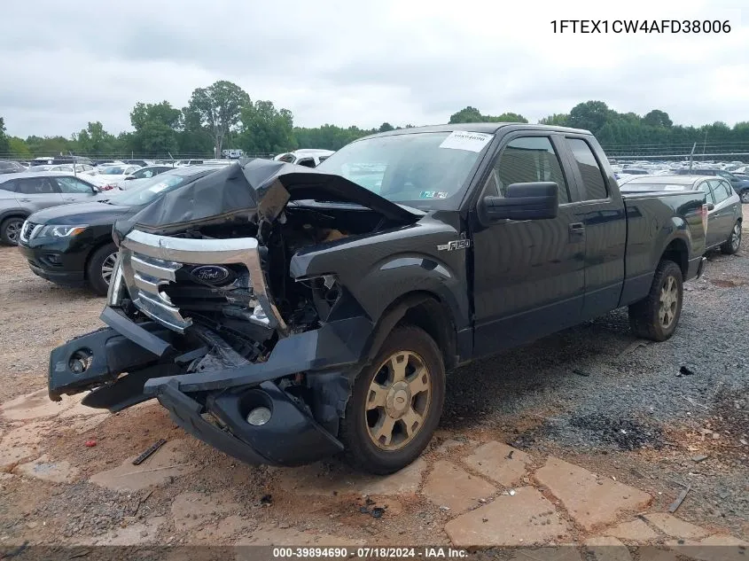 2010 Ford F-150 Stx/Xl VIN: 1FTEX1CW4AFD38006 Lot: 39894690