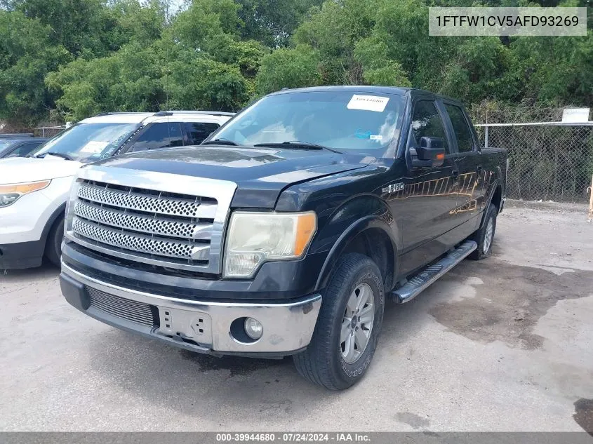 1FTFW1CV5AFD93269 2010 Ford F-150 Fx2 Sport/Harley-Davidson/King Ranch/Lariat/Platinum/Xl/Xlt