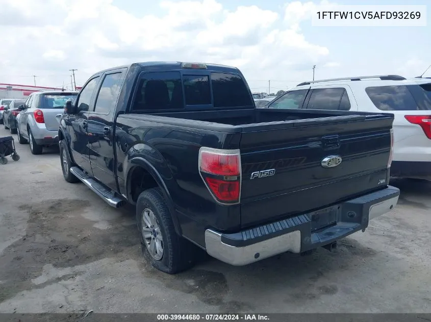 1FTFW1CV5AFD93269 2010 Ford F-150 Fx2 Sport/Harley-Davidson/King Ranch/Lariat/Platinum/Xl/Xlt