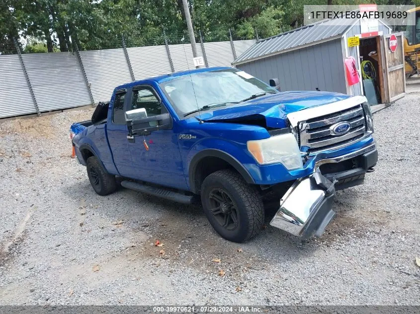 2010 Ford F-150 Stx/Xl/Xlt VIN: 1FTEX1E86AFB19689 Lot: 39970621