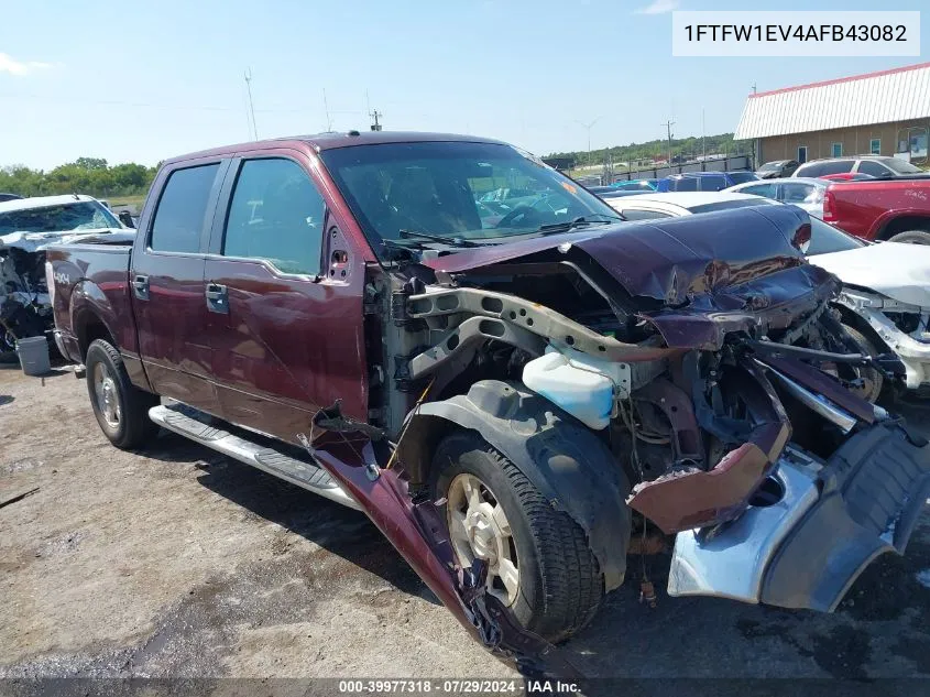 2010 Ford F-150 Fx4/Harley-Davidson/King Ranch/Lariat/Platinum/Xl/Xlt VIN: 1FTFW1EV4AFB43082 Lot: 39977318