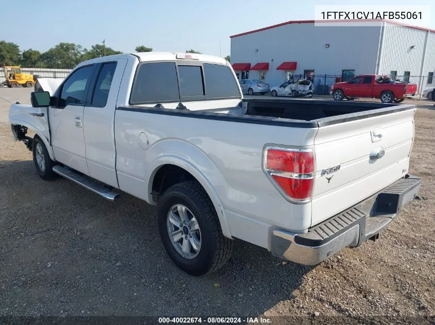 2010 Ford F-150 Lariat VIN: 1FTFX1CV1AFB55061 Lot: 40022674