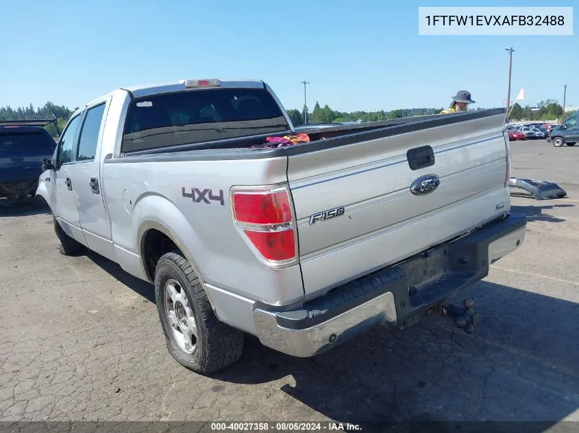 1FTFW1EVXAFB32488 2010 Ford F-150 Xlt