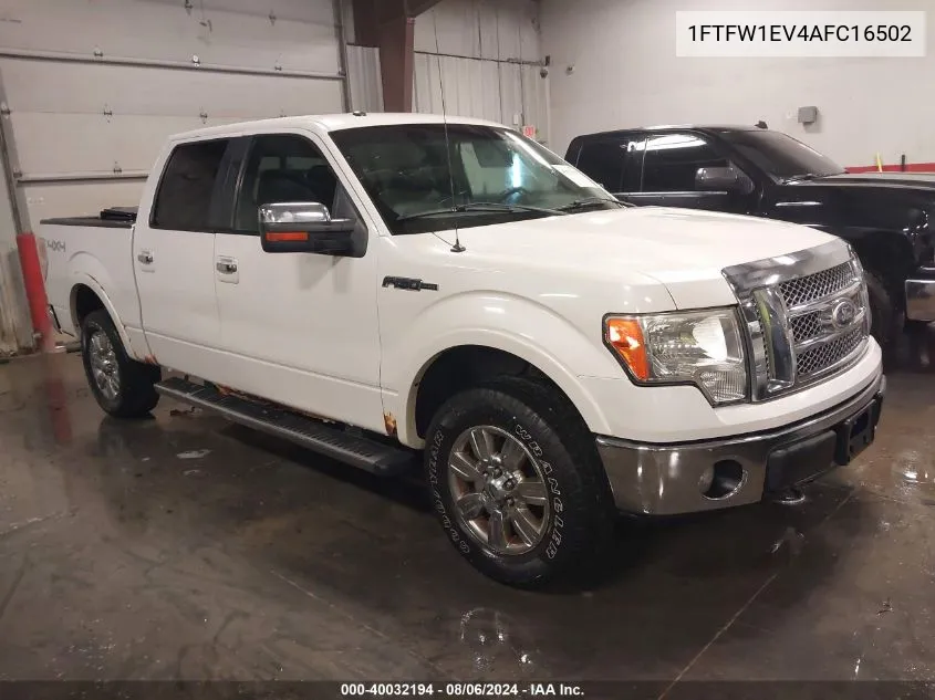 1FTFW1EV4AFC16502 2010 Ford F-150 Fx4/Harley-Davidson/King Ranch/Lariat/Platinum/Xl/Xlt