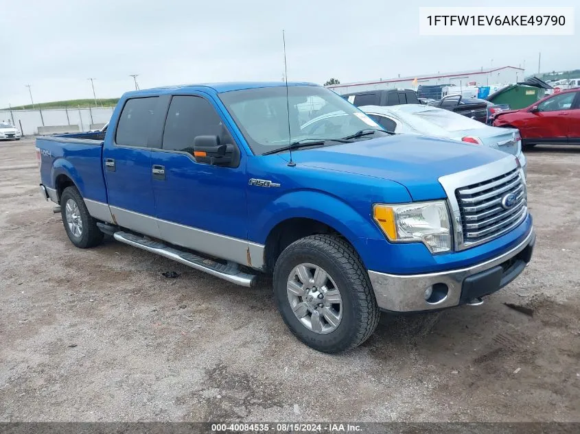 2010 Ford F-150 Fx4/Harley-Davidson/King Ranch/Lariat/Platinum/Xl/Xlt VIN: 1FTFW1EV6AKE49790 Lot: 40084535