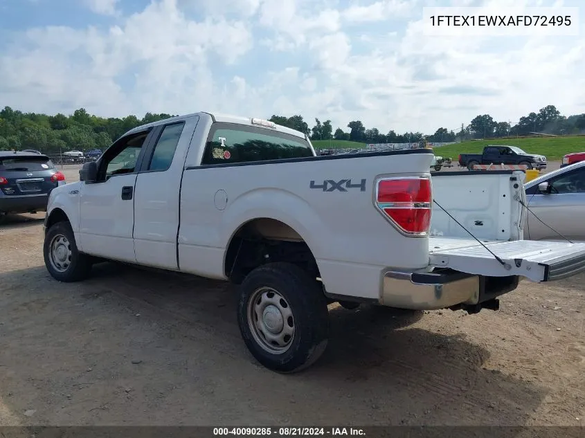 1FTEX1EWXAFD72495 2010 Ford F-150 Super Cab