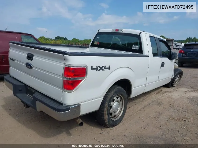 1FTEX1EWXAFD72495 2010 Ford F-150 Super Cab