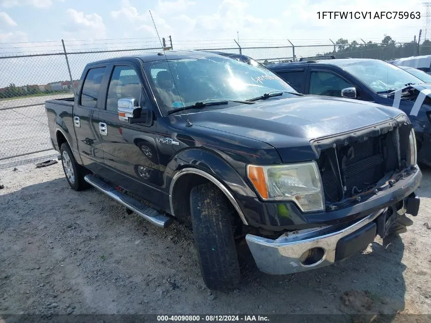 2010 Ford F-150 Fx2 Sport/Harley-Davidson/King Ranch/Lariat/Platinum/Xl/Xlt VIN: 1FTFW1CV1AFC75963 Lot: 40090800