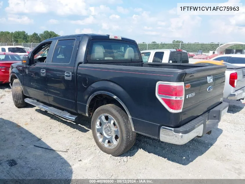 1FTFW1CV1AFC75963 2010 Ford F-150 Fx2 Sport/Harley-Davidson/King Ranch/Lariat/Platinum/Xl/Xlt