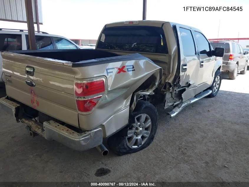 2010 Ford F-150 Fx2 Sport/Xl/Xlt VIN: 1FTEW1C89AFC84545 Lot: 40098767