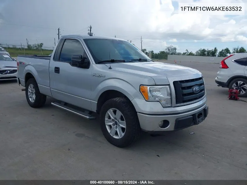 1FTMF1CW6AKE63532 2010 Ford F-150 Stx/Xl/Xlt