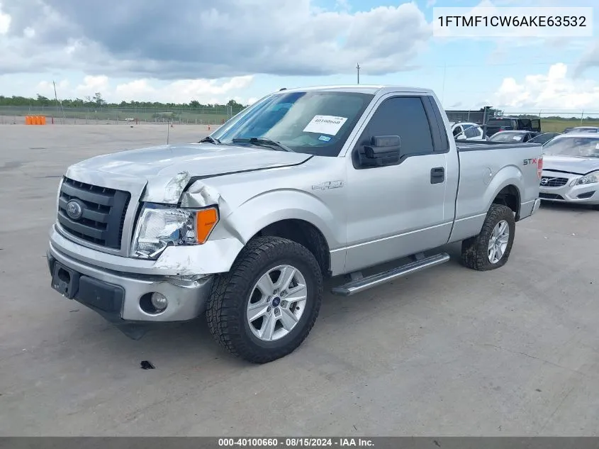 1FTMF1CW6AKE63532 2010 Ford F-150 Stx/Xl/Xlt