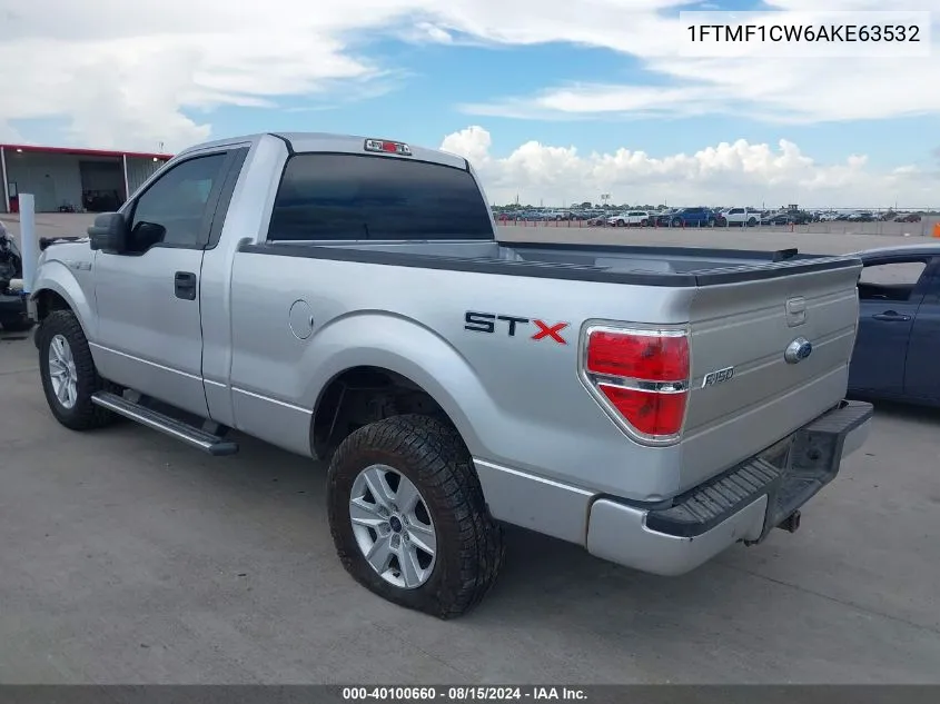 1FTMF1CW6AKE63532 2010 Ford F-150 Stx/Xl/Xlt