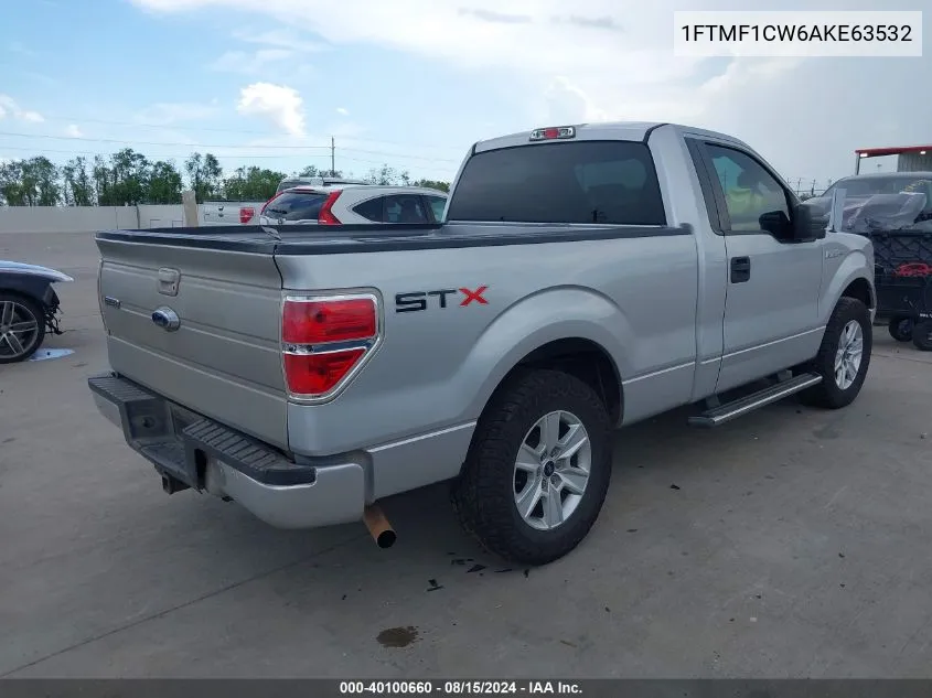 2010 Ford F-150 Stx/Xl/Xlt VIN: 1FTMF1CW6AKE63532 Lot: 40100660