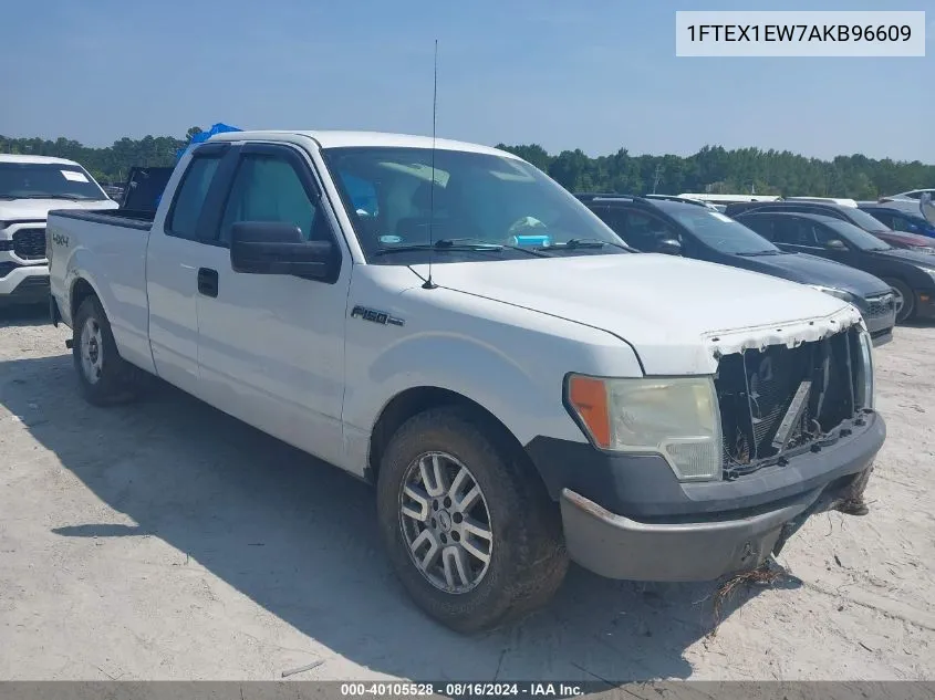 2010 Ford F-150 Stx/Xl VIN: 1FTEX1EW7AKB96609 Lot: 40105528