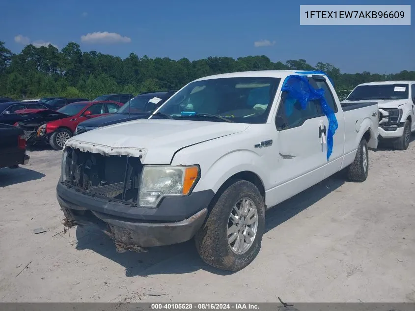 2010 Ford F-150 Stx/Xl VIN: 1FTEX1EW7AKB96609 Lot: 40105528