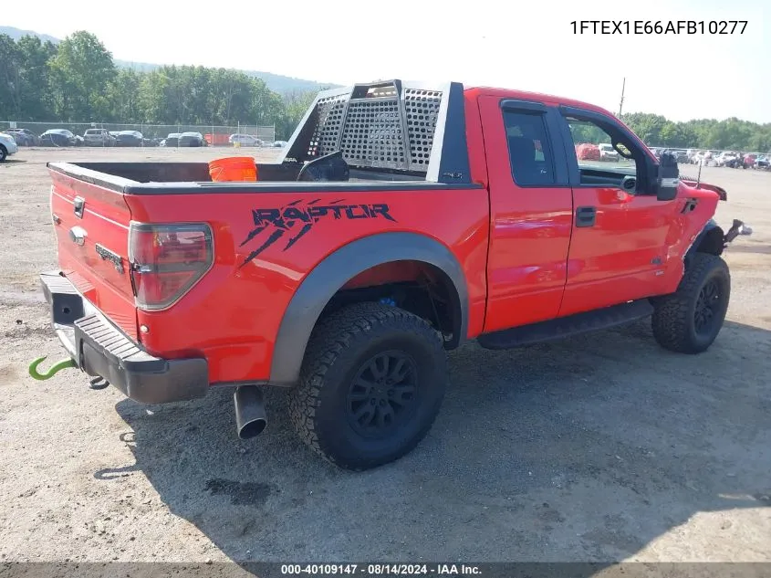 1FTEX1E66AFB10277 2010 Ford F-150 Svt Raptor