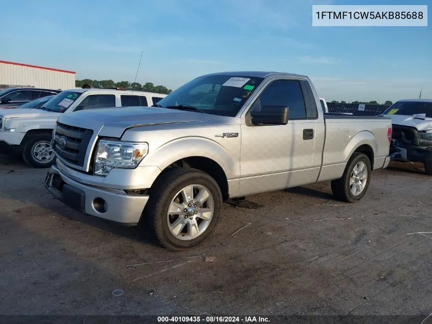 2010 Ford F-150 Stx/Xl/Xlt VIN: 1FTMF1CW5AKB85688 Lot: 40109435