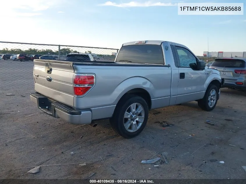 2010 Ford F-150 Stx/Xl/Xlt VIN: 1FTMF1CW5AKB85688 Lot: 40109435