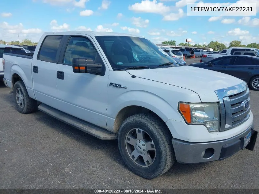 1FTFW1CV7AKE22231 2010 Ford F-150 Fx2 Sport/Harley-Davidson/King Ranch/Lariat/Platinum/Xl/Xlt