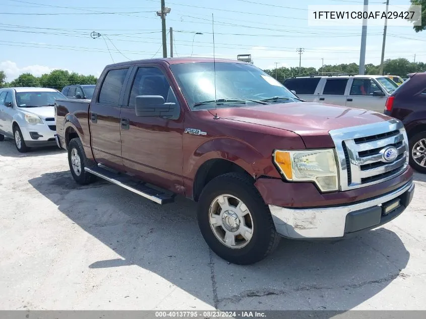 2010 Ford F-150 Xlt VIN: 1FTEW1C80AFA29427 Lot: 40137795