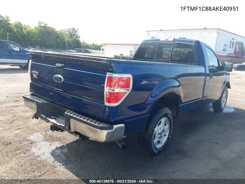 1FTMF1C88AKE40951 2010 Ford F-150 Xl/Xlt