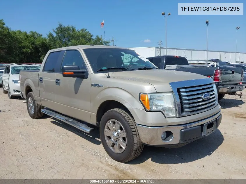 2010 Ford F-150 Fx2 Sport/Xl/Xlt VIN: 1FTEW1C81AFD87295 Lot: 40156169