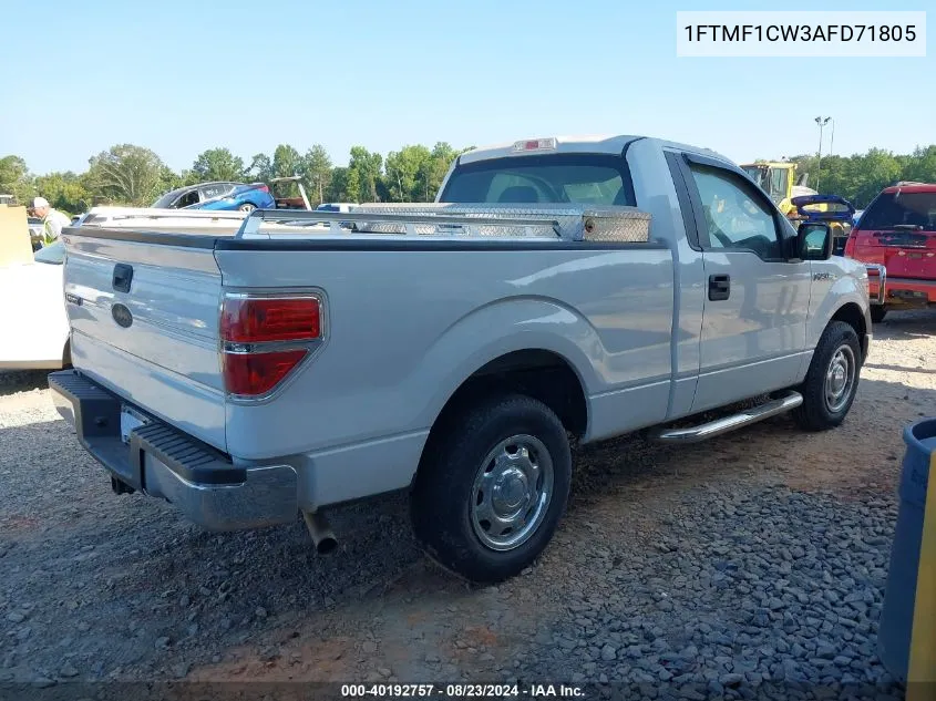 1FTMF1CW3AFD71805 2010 Ford F-150 Stx/Xl/Xlt