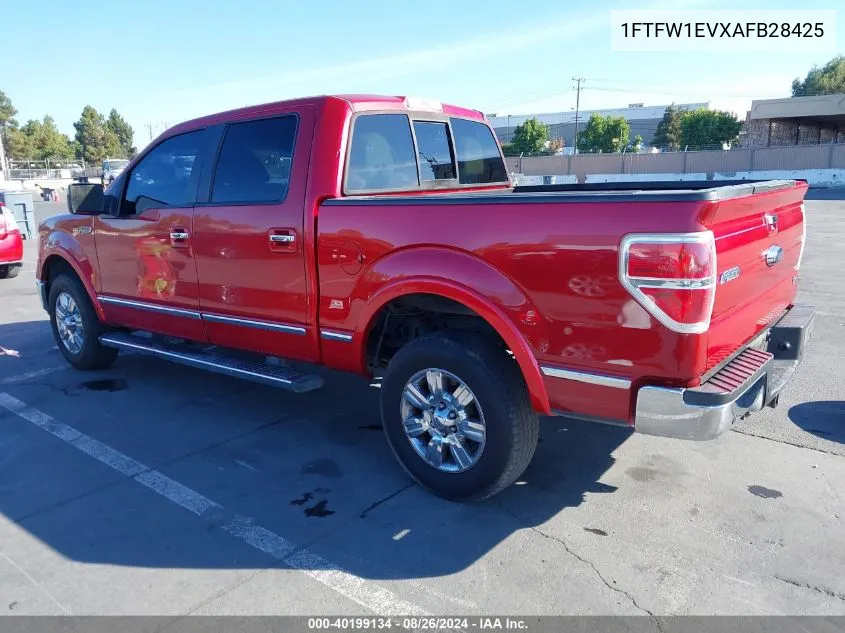 2010 Ford F-150 Fx4/Harley-Davidson/King Ranch/Lariat/Platinum/Xl/Xlt VIN: 1FTFW1EVXAFB28425 Lot: 40199134