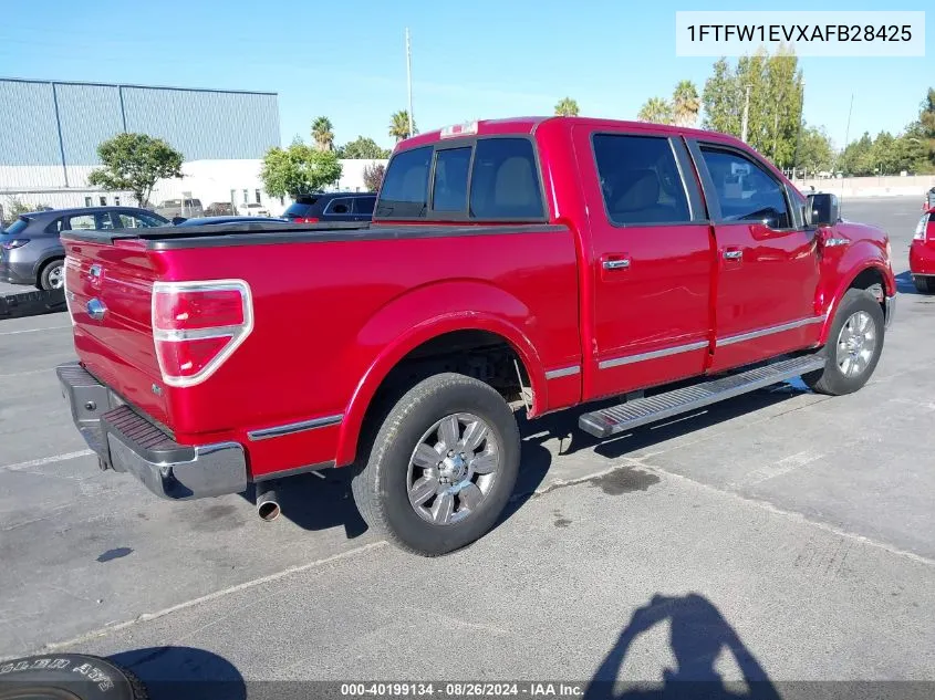 2010 Ford F-150 Fx4/Harley-Davidson/King Ranch/Lariat/Platinum/Xl/Xlt VIN: 1FTFW1EVXAFB28425 Lot: 40199134