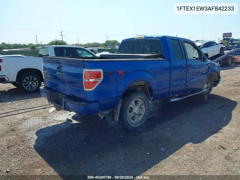 2010 Ford F-150 Stx/Xl VIN: 1FTEX1EW3AFB42233 Lot: 40200799