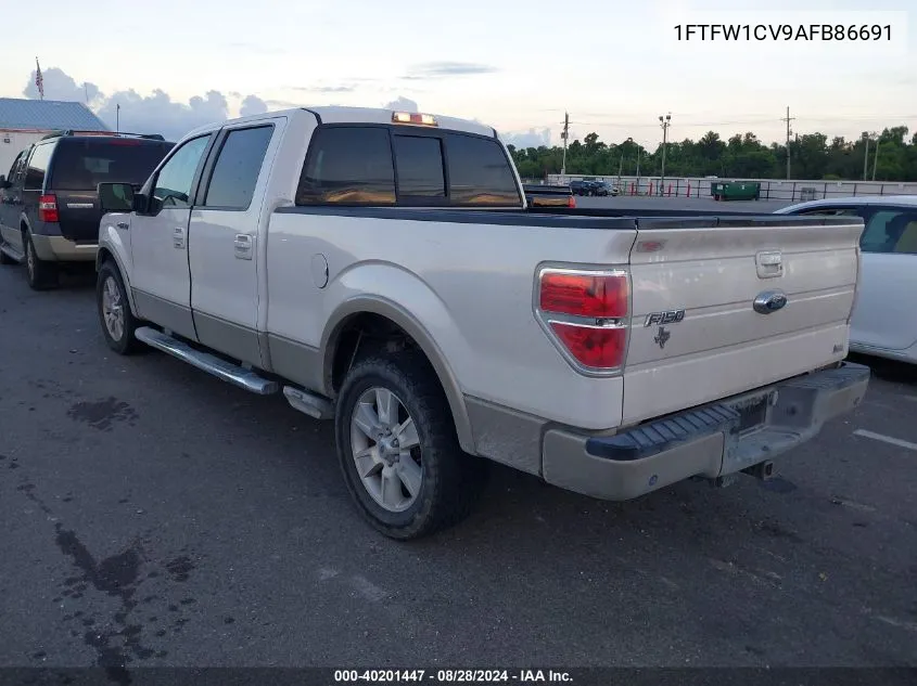 1FTFW1CV9AFB86691 2010 Ford F-150 Fx2 Sport/Harley-Davidson/King Ranch/Lariat/Platinum/Xl/Xlt