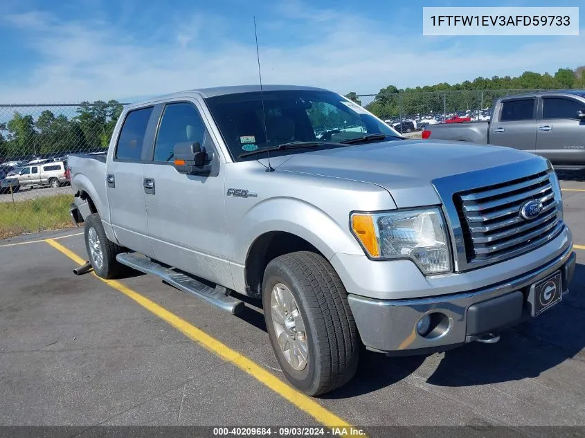 2010 Ford F-150 VIN: 1FTFW1EV3AFD59733 Lot: 40326205