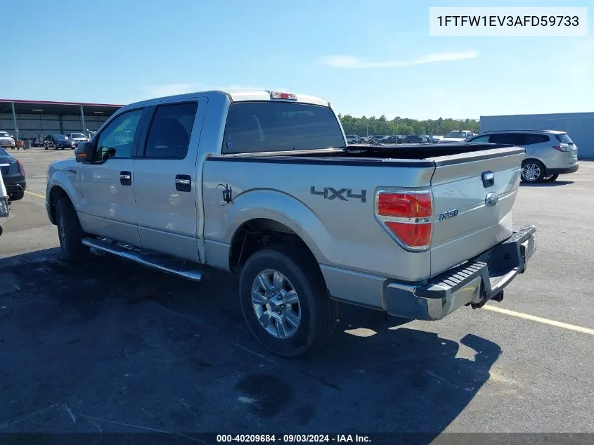 2010 Ford F-150 VIN: 1FTFW1EV3AFD59733 Lot: 40326205