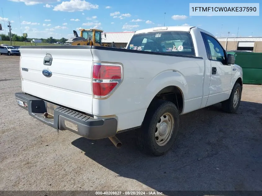 2010 Ford F-150 Stx/Xl/Xlt VIN: 1FTMF1CW0AKE37590 Lot: 40209827