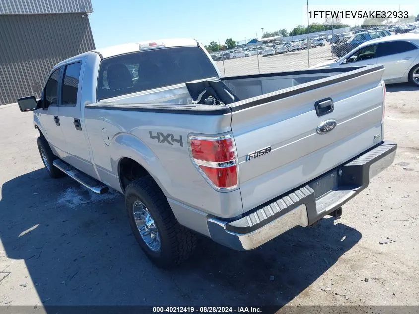 2010 Ford F-150 Fx4/Harley-Davidson/King Ranch/Lariat/Platinum/Xl/Xlt VIN: 1FTFW1EV5AKE32933 Lot: 40212419