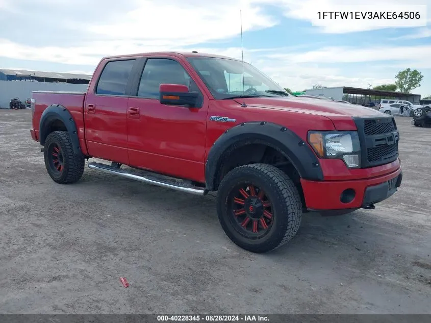 2010 Ford F-150 Fx4/Lariat/Xl/Xlt VIN: 1FTFW1EV3AKE64506 Lot: 40228345