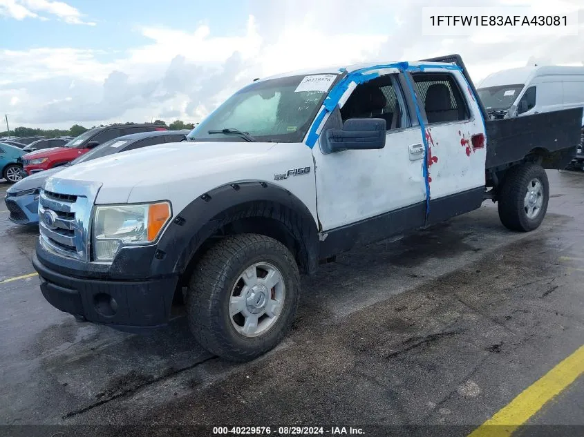 1FTFW1E83AFA43081 2010 Ford F-150 Xl/Xlt