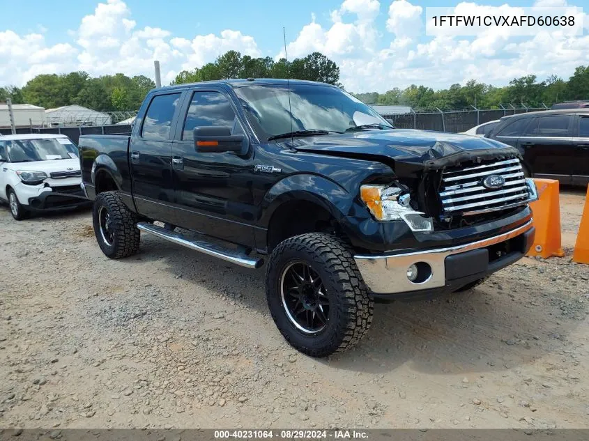 1FTFW1CVXAFD60638 2010 Ford F-150 Fx2 Sport/Harley-Davidson/King Ranch/Lariat/Platinum/Xl/Xlt