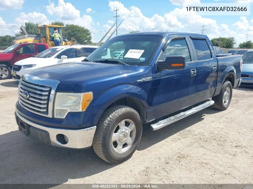 2010 Ford F-150 Fx2 Sport/Xl/Xlt VIN: 1FTEW1C8XAFD32666 Lot: 40232353