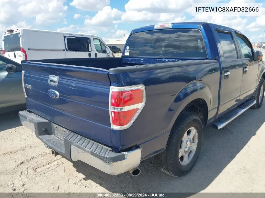 2010 Ford F-150 Fx2 Sport/Xl/Xlt VIN: 1FTEW1C8XAFD32666 Lot: 40232353