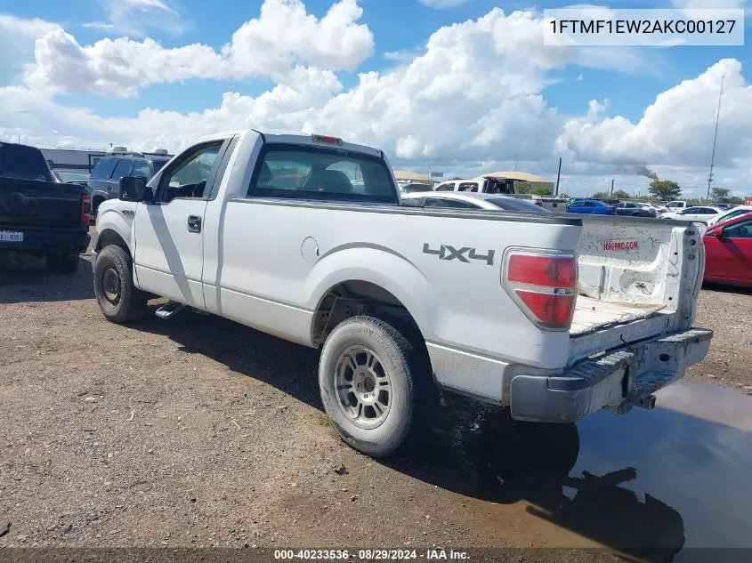 1FTMF1EW2AKC00127 2010 Ford F-150 Stx/Xl/Xlt