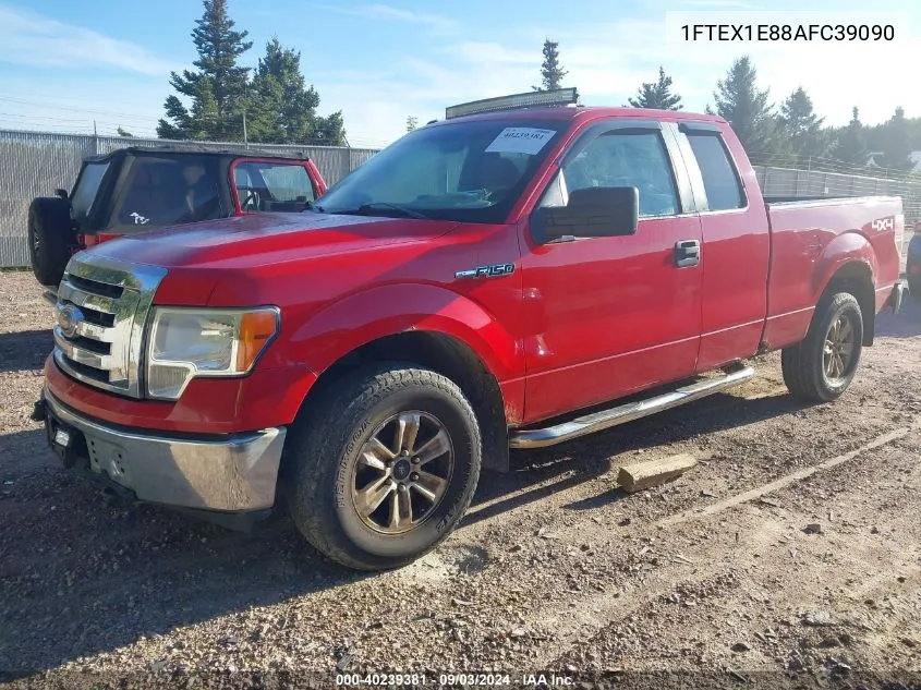 2010 Ford F-150 Stx/Xl/Xlt VIN: 1FTEX1E88AFC39090 Lot: 40239381