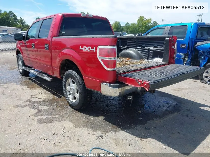 1FTEW1E81AFA06512 2010 Ford F-150 Xl/Xlt