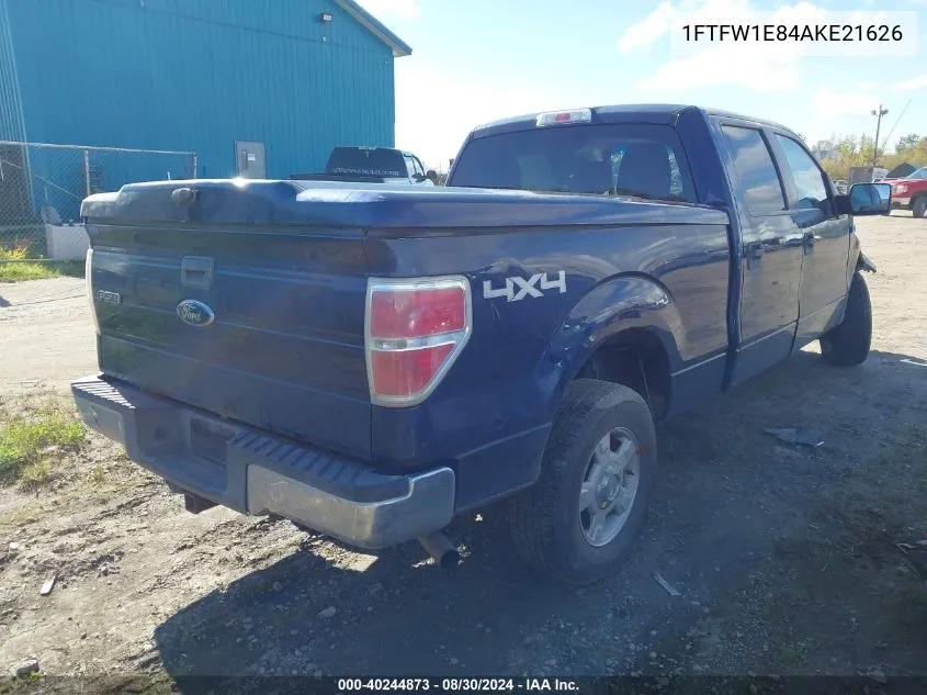 1FTFW1E84AKE21626 2010 Ford F-150 Xl/Xlt