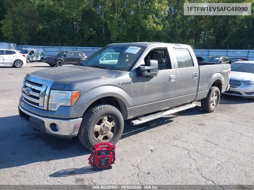 2010 Ford F-150 Fx4/Harley-Davidson/King Ranch/Lariat/Platinum/Xl/Xlt VIN: 1FTFW1EV5AFC48990 Lot: 40250503