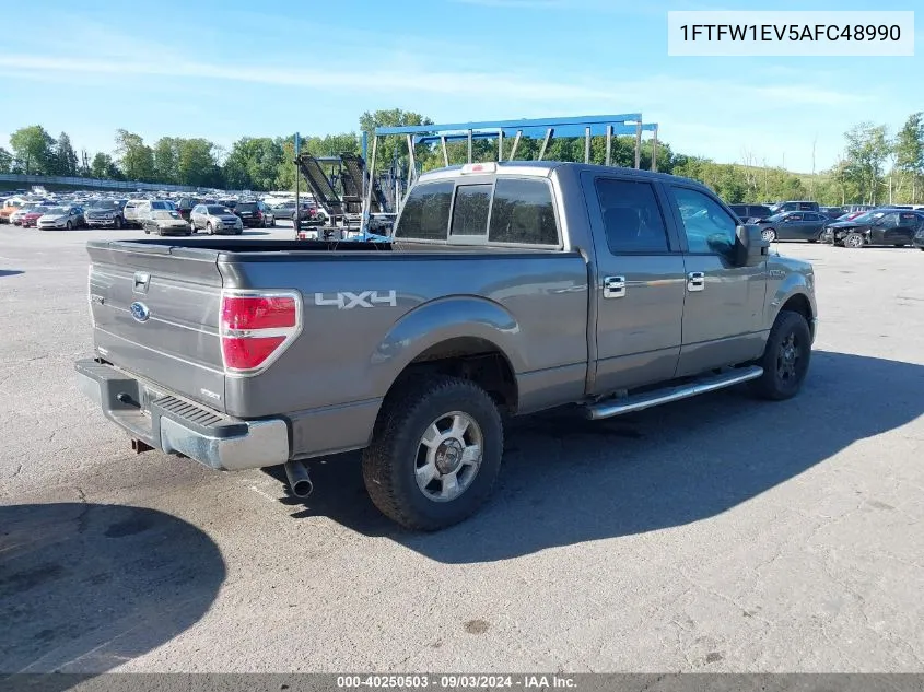 2010 Ford F-150 Fx4/Harley-Davidson/King Ranch/Lariat/Platinum/Xl/Xlt VIN: 1FTFW1EV5AFC48990 Lot: 40250503